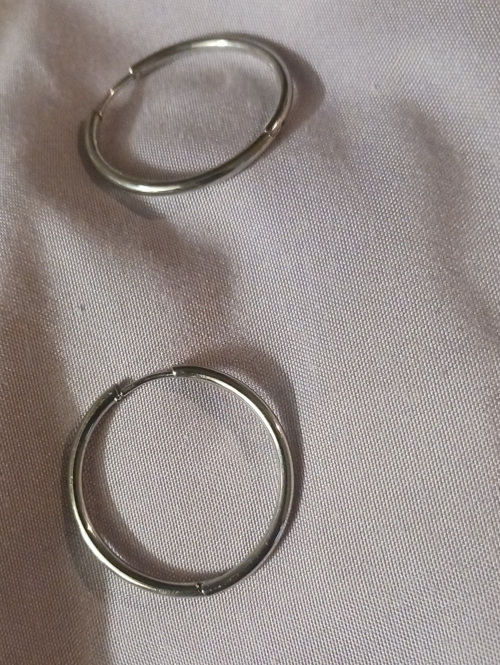 Silver Hoop Earrings - Classic Women's Hoops